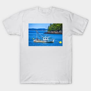 Lobster Boat at Anchor T-Shirt